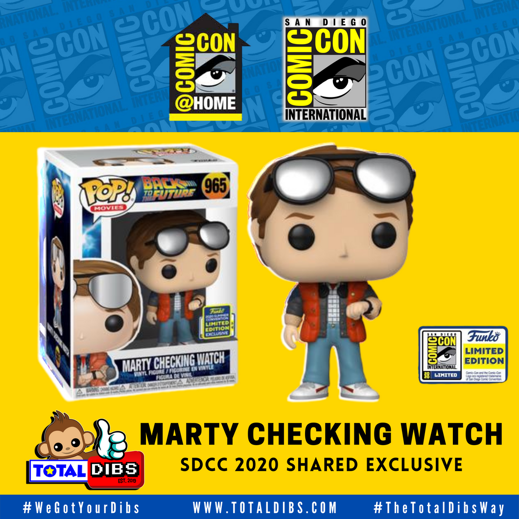 (PRE-ORDER) SDCC 2020 Shared Exclusive - Back to the Future: Marty Checking Watch