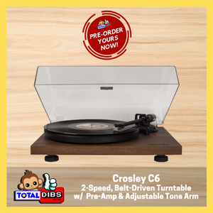 Crosley C6 Vinyl Turntable (Walnut Color)