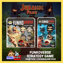 Load image into Gallery viewer, (PRE-ORDER) Funkoverse Strategy Game Combo: Jurassic Park Base Pack + Expandalone Pack
