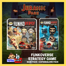 Load image into Gallery viewer, (PRE-ORDER) Funkoverse Strategy Game Combo: Jurassic Park Base Pack + Expandalone Pack