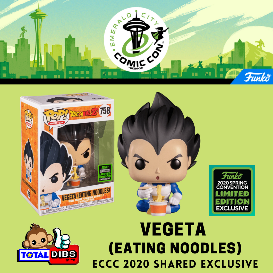 ECCC 2020 Shared Exclusive - Dragonball Z: Vegeta Eating Noodles