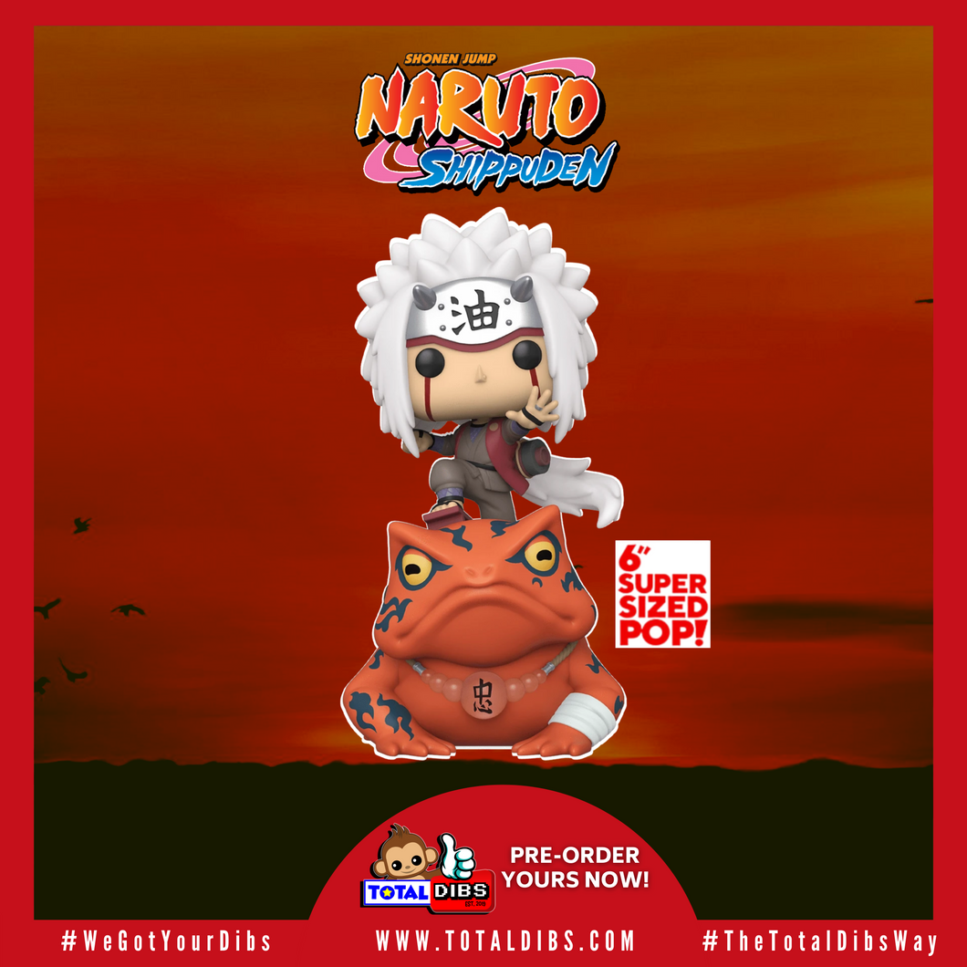 (PRE-ORDER) Hot Topic Exclusive - Pop! Animation: Naruto Shippuden - Jiraiya on Toad 6