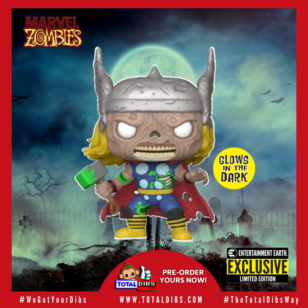 (PRE-ORDER) Pop! Marvel Zombies: Thor GITD (Entertainment Earth Exclusive)