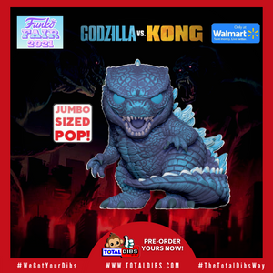 (PRE-ORDER) Walmart Exclusive - Pop! Movies Godzilla vs Kong : Godzilla (City Lights) 10" Jumbo Sized Pop