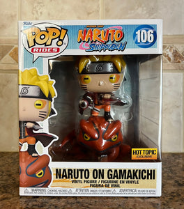 (PRE-ORDER) Pop! Animation: Naruto Shippuden - Naruto on Gamakichi (Hot Topic Exclusive)