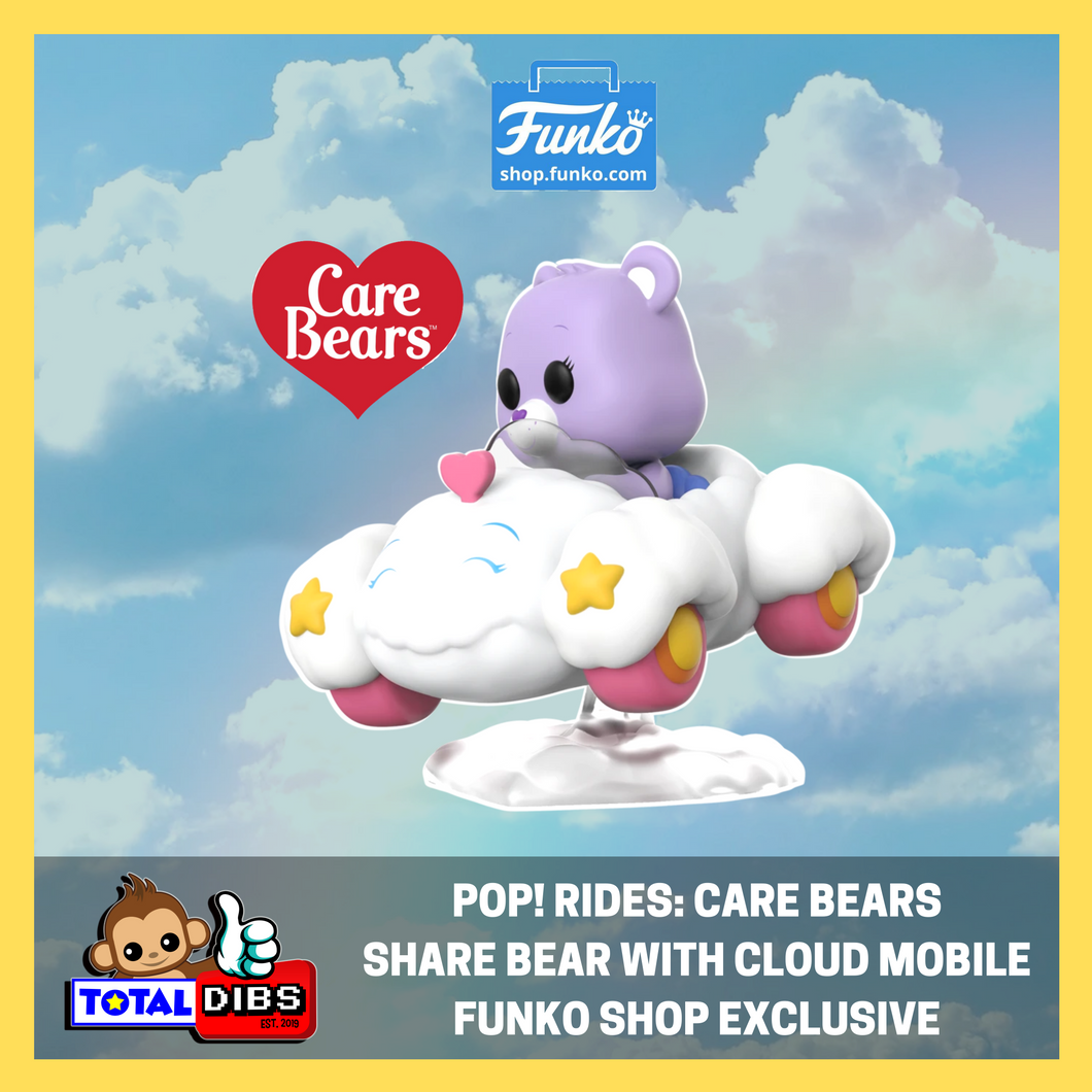 (PRE-ORDER Batch 2) Funko Shop Exclusive - Pop! Rides - Share Bear with Cloud Mobile