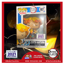 Load image into Gallery viewer, (PRE-ORDER BATCH 2) Pop! Animation: Demon Slayer - Zenitsu Agatsuma (Funimation Exclusive)