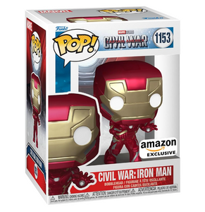 (PRE-ORDER) Pop! Marvel: Civil War Captain America - Iron Man Build A Scene (Amazon Exclusive)