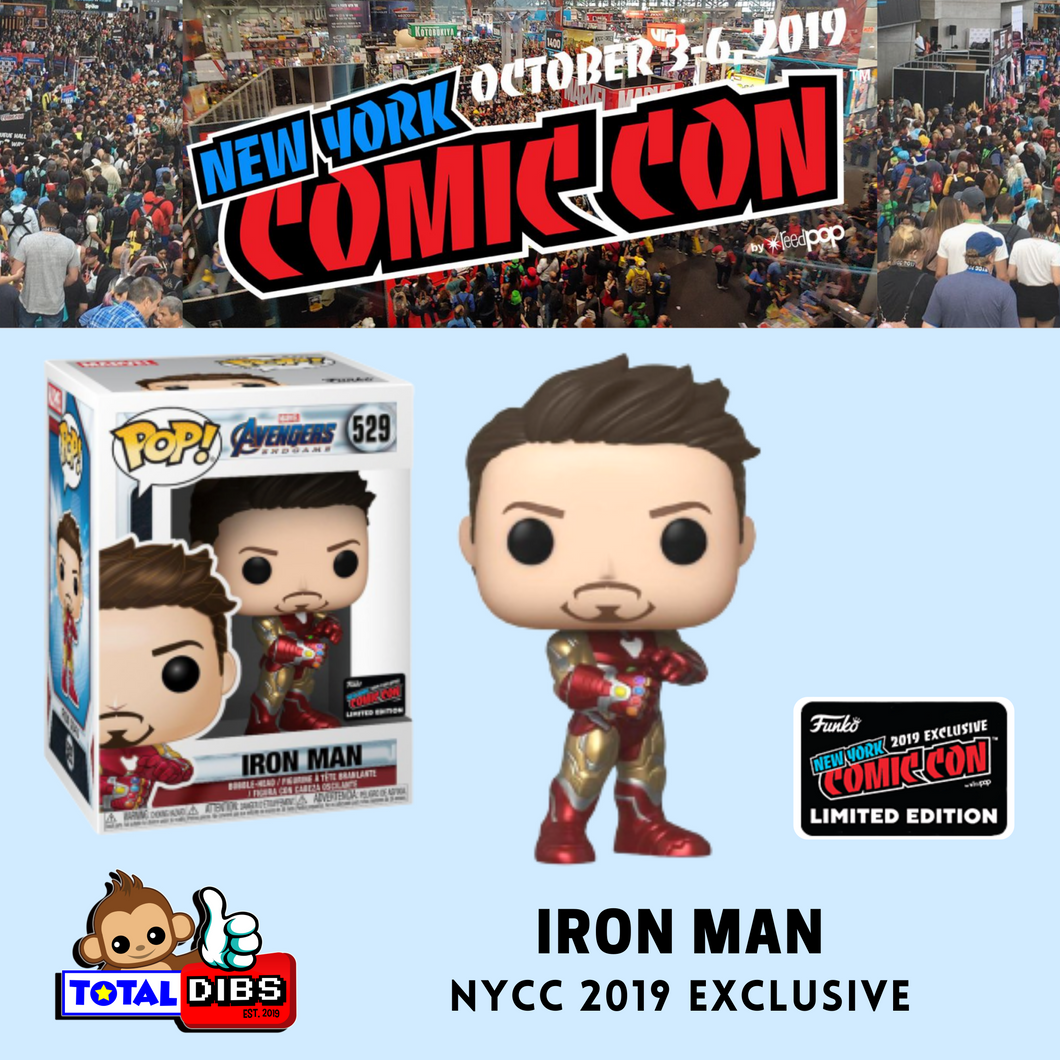 Iron man funko pop nycc sales