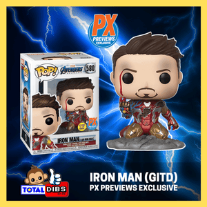 (PRE-ORDER) PX Previews Exclusive - Pop! Marvel Avengers - Iron Man (I Am Iron Man) GITD
