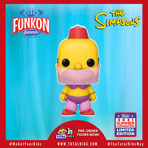 (PRE-ORDER) FunKon 2021 - Pop! The Simpsons: Belly Dancer Homer (Shared Exclusive)