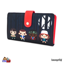 Load image into Gallery viewer, Loungefly - Stranger Things - Nylon Chibi Flap Wallet
