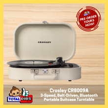 Load image into Gallery viewer, Crosley CR8009A Portable Suitcase Vinyl Turntable
