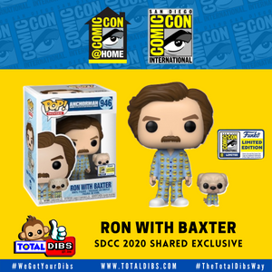 (PRE-ORDER) SDCC 2020 Shared Exclusive - Anchorman: Ron with Baxter