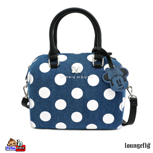 Loungefly - Disney Minnie Mouse - Denim Crossbody Bag