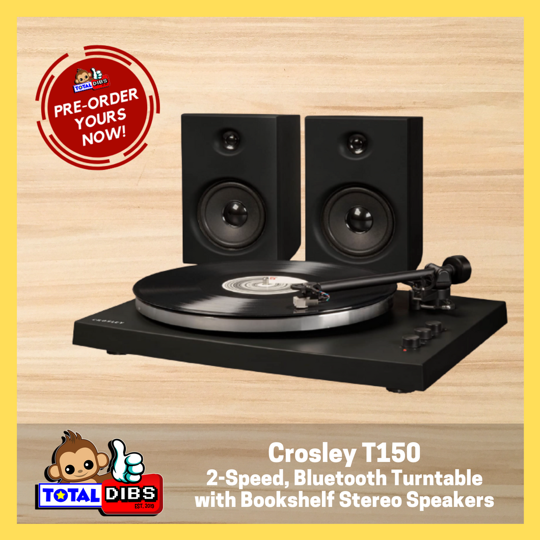Crosley T150 Vinyl Turntable with Bookshelf Speakers