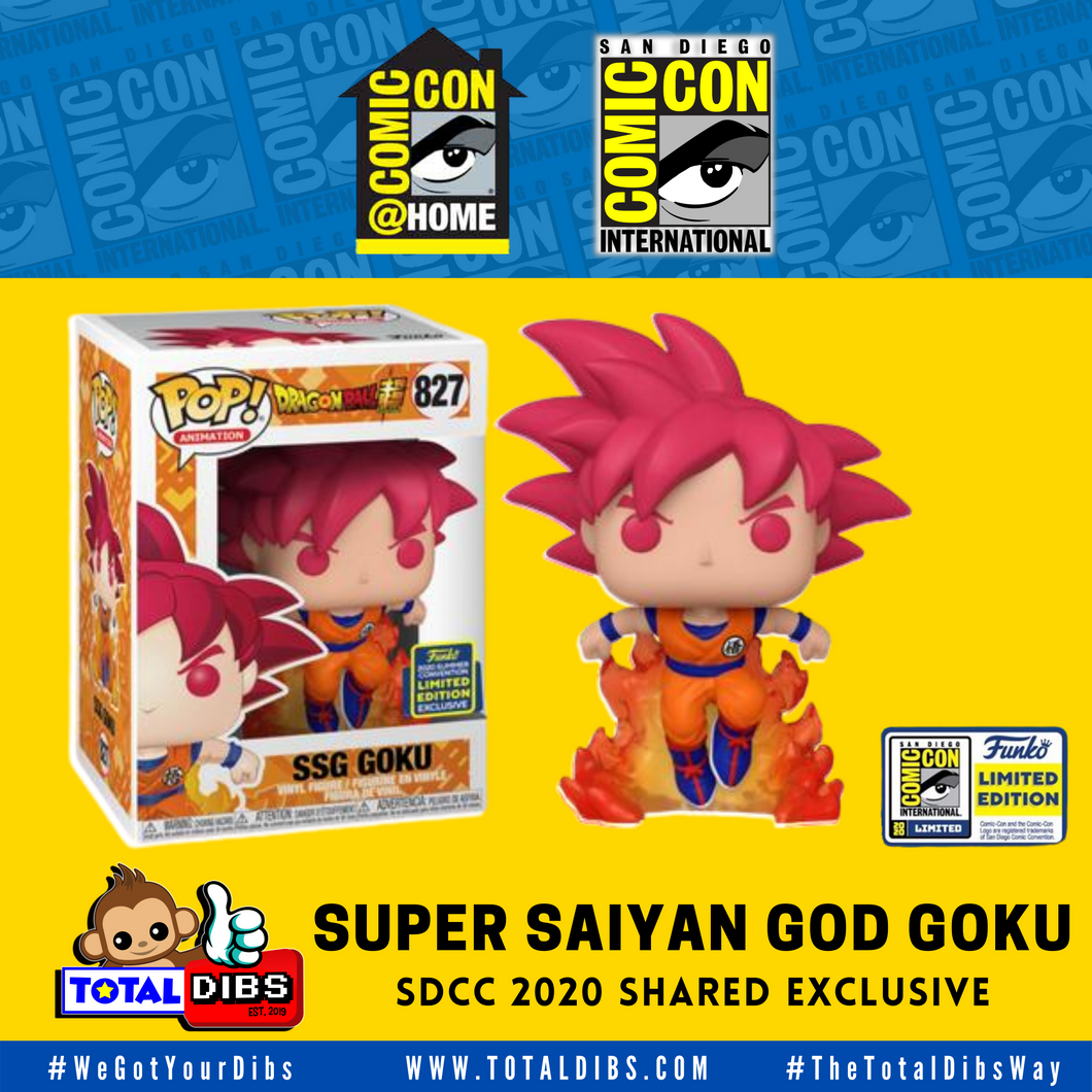 (PRE-ORDER) SDCC 2020 Shared Exclusive - Dragonball Z: Super Saiyan God Goku