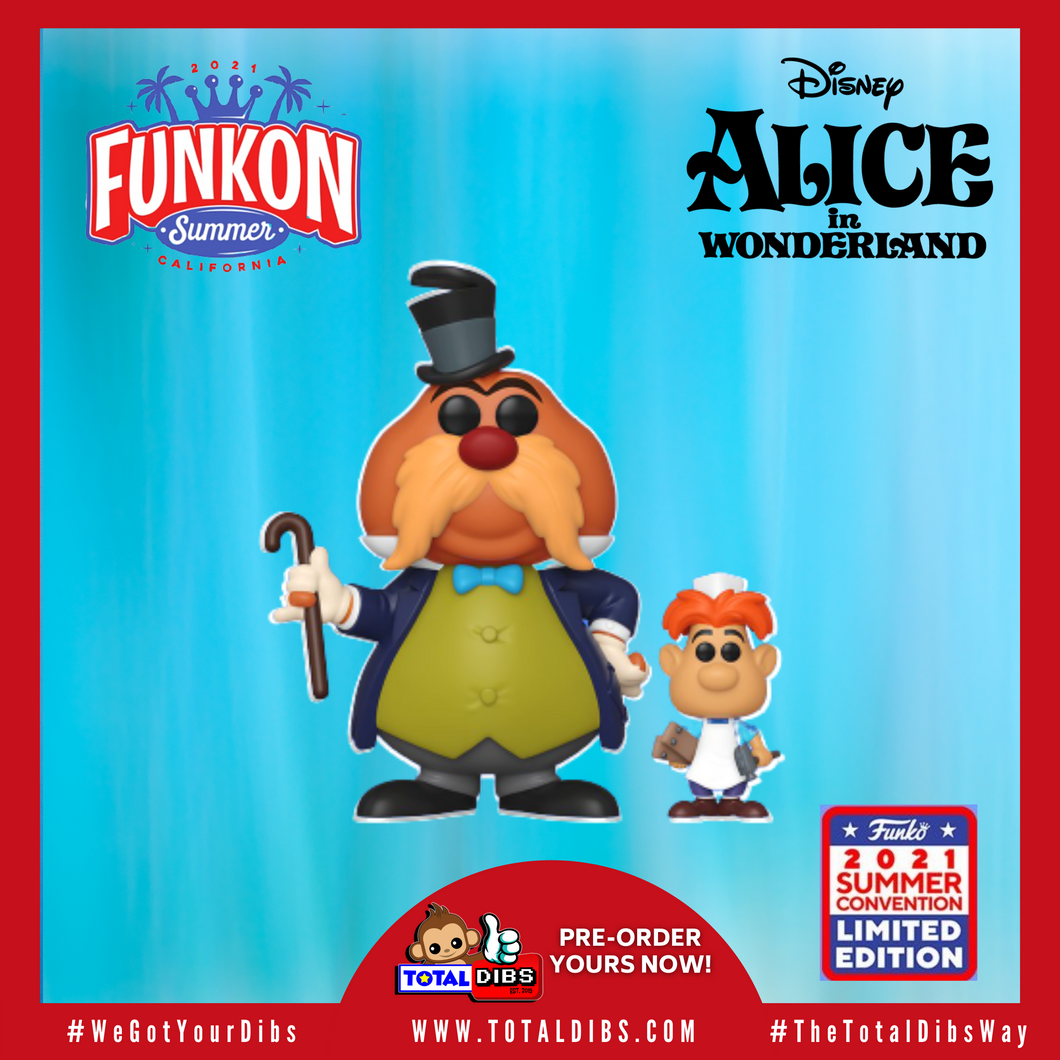 (PRE-ORDER) FunKon 2021 - Pop! Alice in Wonderland: Walrus and the Carpenter (Shared Exclusive)