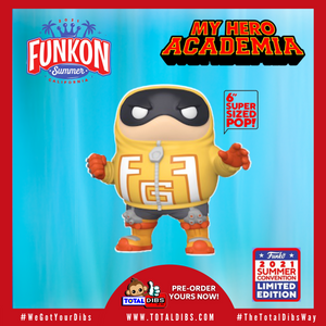 (PRE-ORDER) FunKon 2021 - Pop! My Hero Academia: Fat Gum 6" Super Sized Pop (Shared Exclusive)