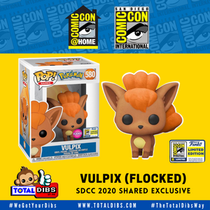 (PRE-ORDER) SDCC 2020 Shared Exclusive - Pokemon: Vulpix (Flocked)