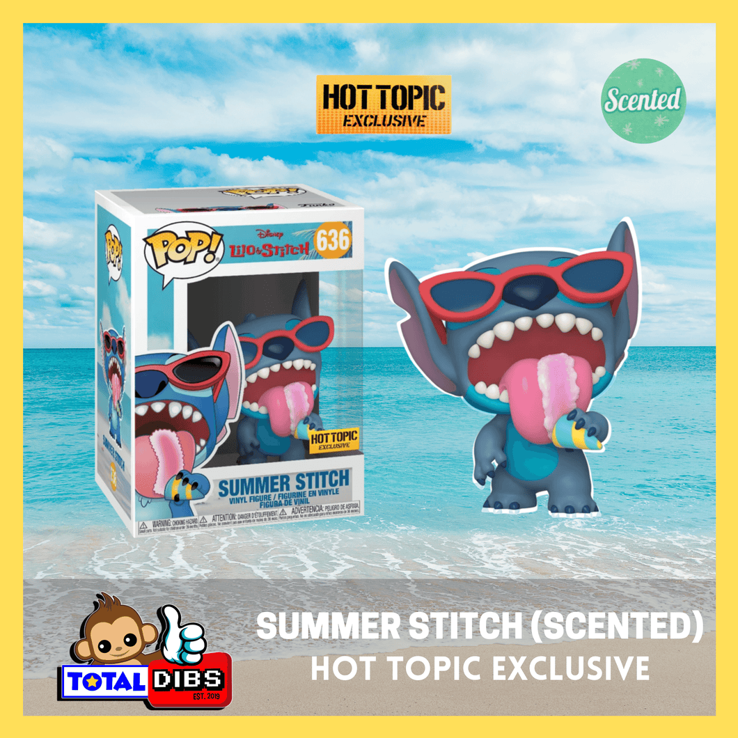 Hot Topic Exclusive - Pop! Disney - Summer Stitch (Scented)