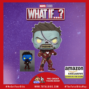 (PRE-ORDER) Pop! Marvel: What If - Zombie Iron Man GITD (Amazon Exclusive)
