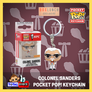BoxLunch Exclusive - Pocket Pop! Keychain - Icons KFC: Colonel Sanders