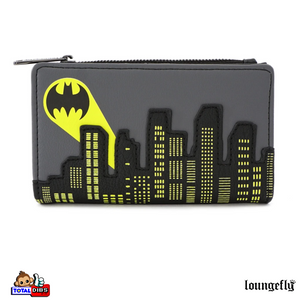 Loungefly - DC Comics Batman 80th Anniversary City Signal - Flap Wallet