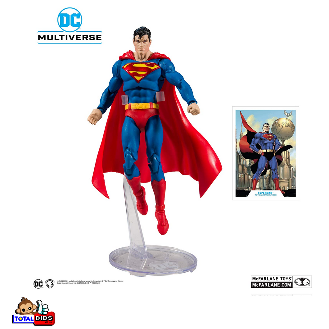(PRE-ORDER) McFarlane Toys - DC Multiverse: Superman Action Comics #1000 Action Figure (7