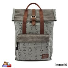 Load image into Gallery viewer, Loungefly - Harry Potter Spells - Canvas Flip Backpack

