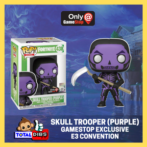 (PRE-ORDER) GameStop Exclusive - Pop! Games Fortnite - Skull Trooper Purple (E3 Convention)