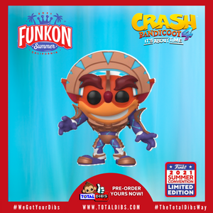 (PRE-ORDER) FunKon 2021 - Pop! Crash Bandicoot 4: Crash in Mask Armor (Shared Exclusive)
