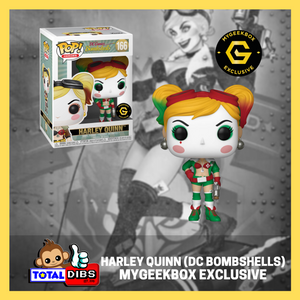 MyGeekBox Exclusive - Pop! - Harley Quinn (DC Bombshells)