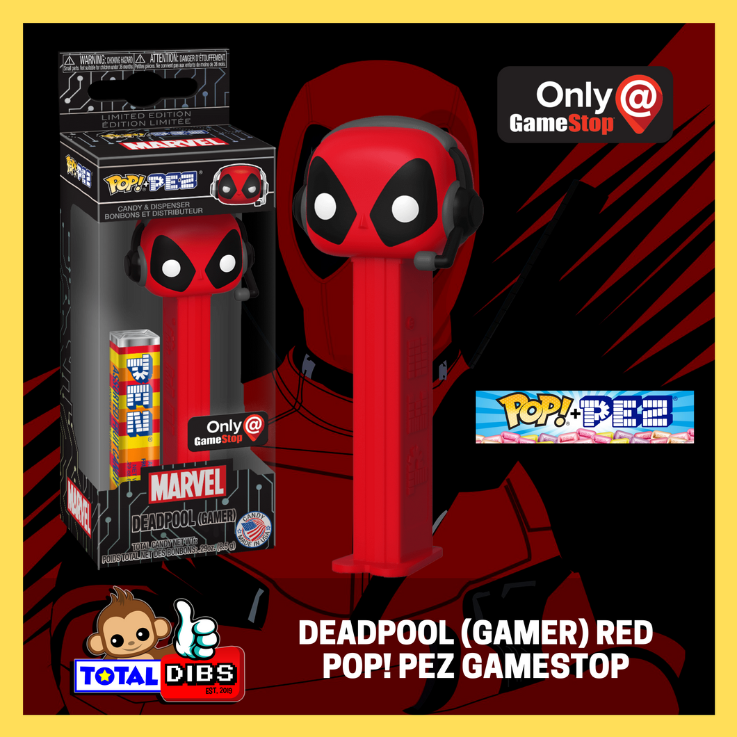 GameStop Exclusive - Pop! PEZ - Marvel: Deadpool (Gamer)