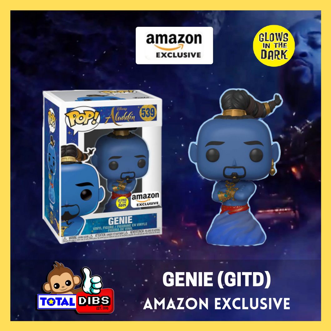 (PRE-ORDER) Amazon Exclusive - Pop! Disney Aladdin Live Action - Genie (GITD)
