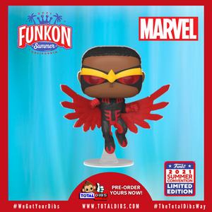 (PRE-ORDER) FunKon 2021 - Pop! Marvel: Falcon (Shared Exclusive)