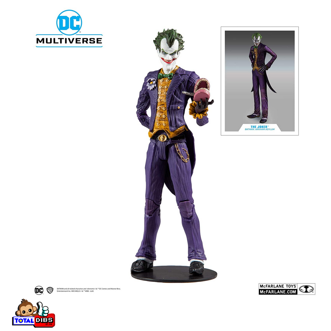 (PRE-ORDER) McFarlane Toys - DC Multiverse: The Joker Arkham Asylum Action Figure (7