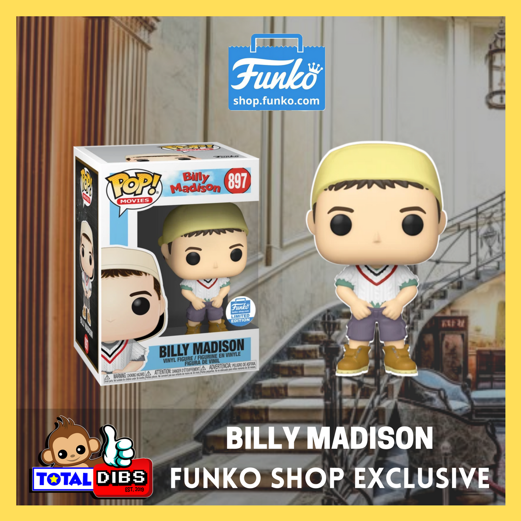 (PRE-ORDER) Funko Shop Exclusive - Pop! Movies - Billy Madison in White Sweater