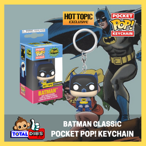 Hot Topic Exclusive - Pocket Pop! Keychain - Batman 80 Years: Classic TV Series Batman