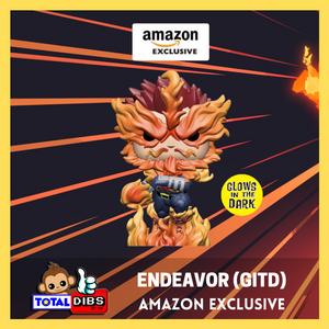 (PRE-ORDER) Amazon Exclusive - Pop! Animation - My Hero Academia Endeavor GITD