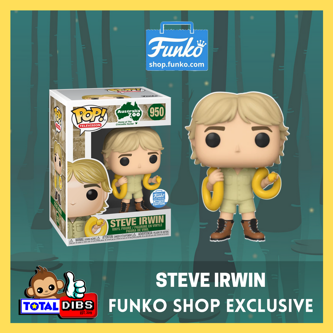 (PRE-ORDER) Funko Shop Exclusive - Pop! Television - Crocodile Hunter Steve Irwin with Snake
