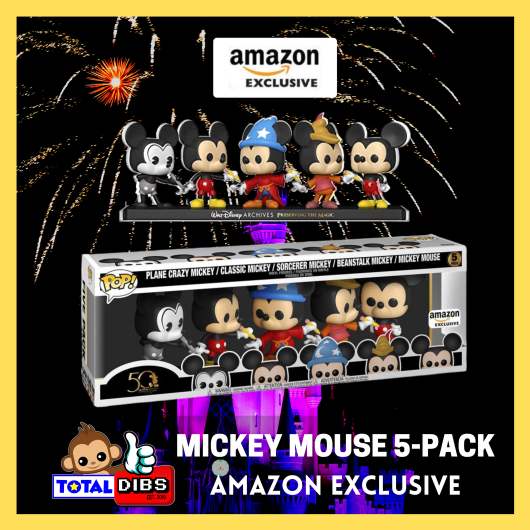 (PRE-ORDER) Amazon Exclusive - Pop! Disney Archives - Mickey Mouse 5 Pack