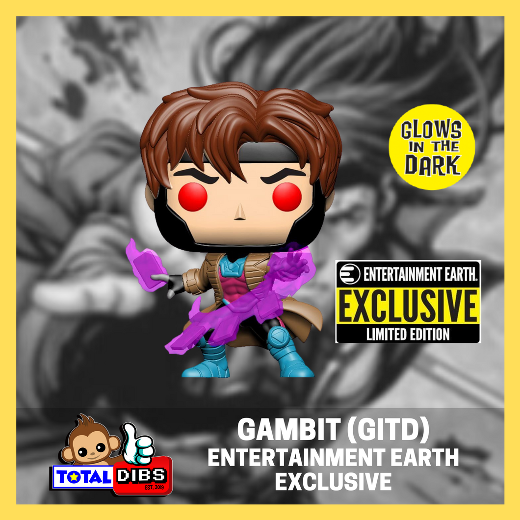 Entertainment Earth Exclusive - Pop! X-Men: Gambit (GITD)