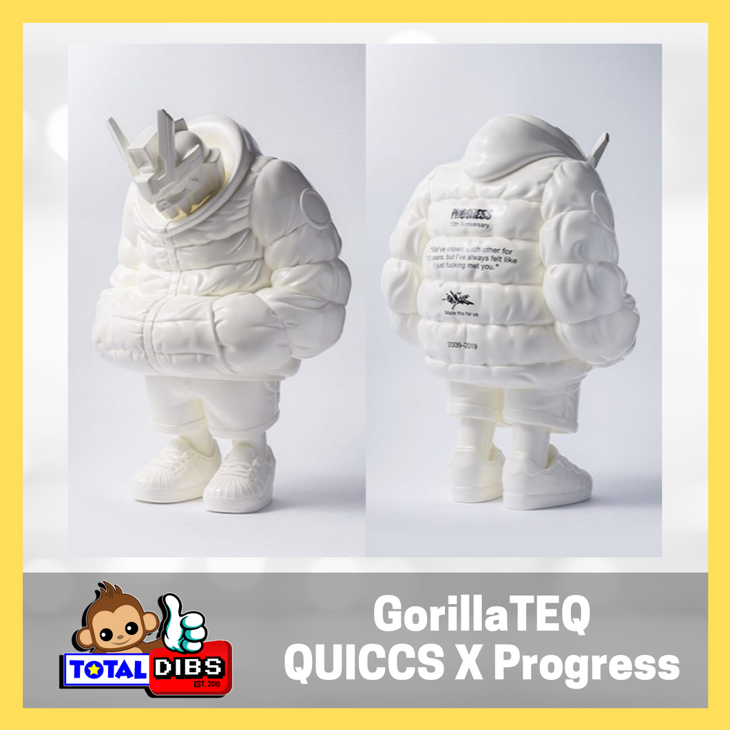 TEQR177A Playful Gorilla X QUICCS X Devil Toys Exclusive to Progress PH (Dirty Ivory Colorway)