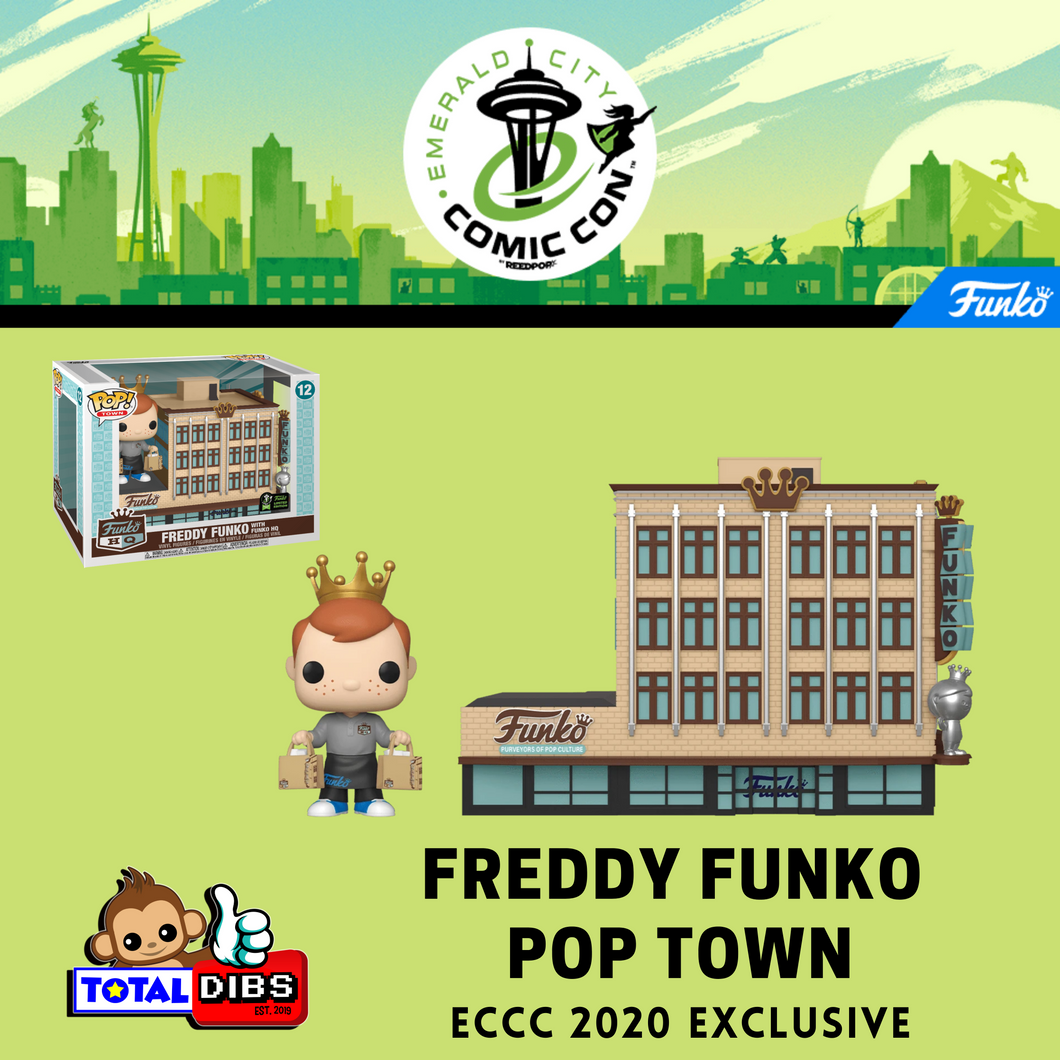 (PRE-ORDER Batch 2) ECCC 2020 Exclusive - Pop Town: Freddy Funko w/ Funko HQ