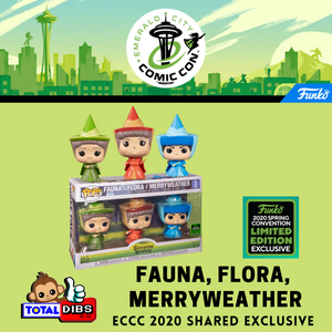 ECCC 2020 Shared Exclusive - Disney: Fauna, Flora, Merryweather 3-Pack
