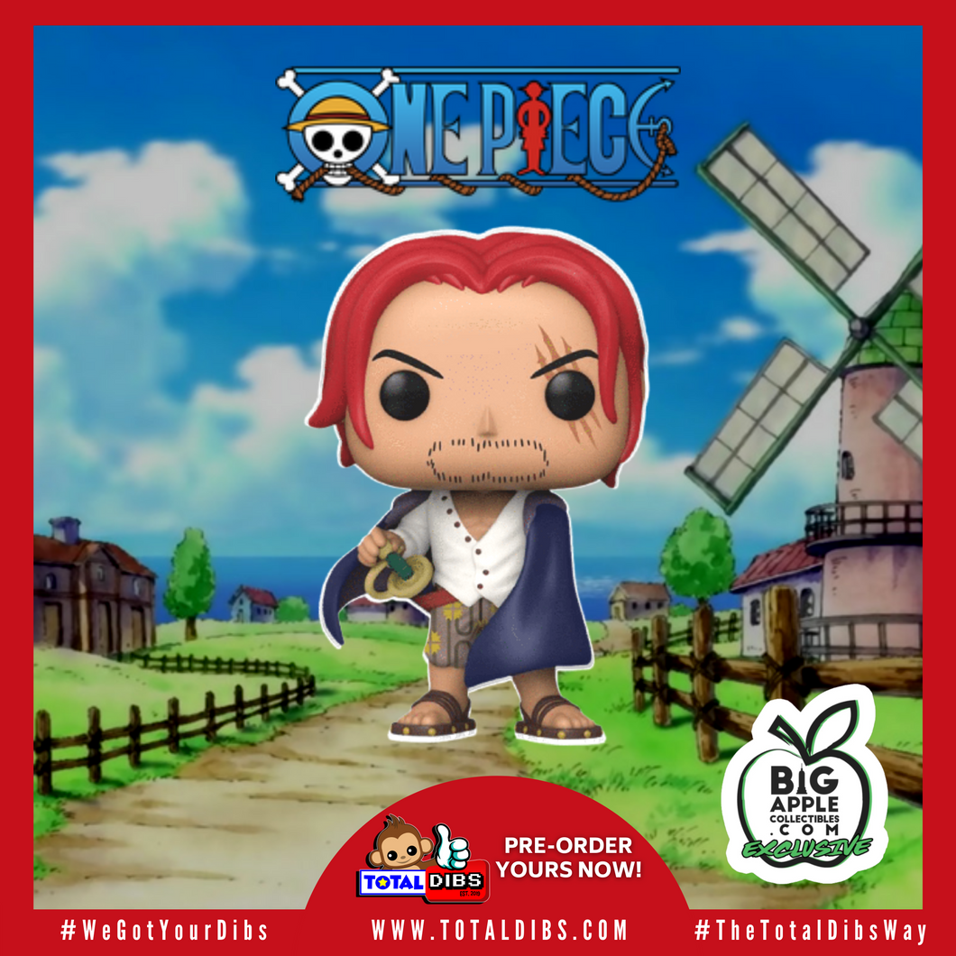 (PRE-ORDER) Pop! Animation: One Piece - Shanks (Big Apple Collectibles Exclusive)