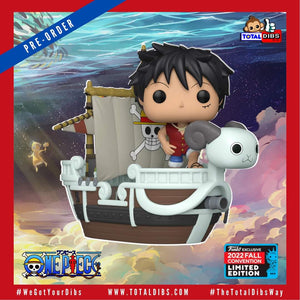 (BATCH 2 PRE-ORDER) Pop! Animation: One Piece - Luffy with Going Merry (Fall Convention 2022 Exclusive)