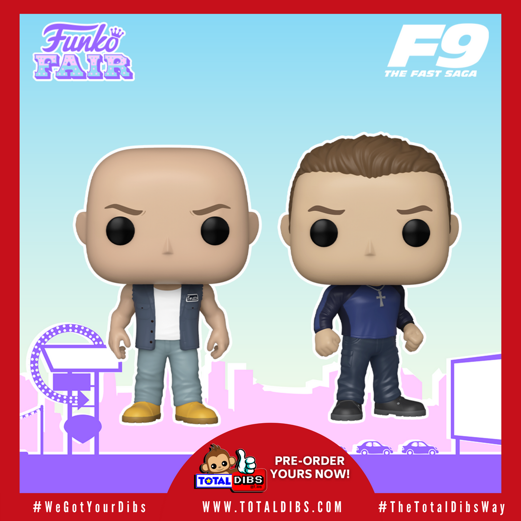 (PRE-ORDER) Pop! Movies Fast & Furious 9 (Set of 2)