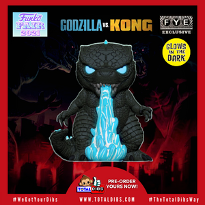 (PRE-ORDER) FYE Exclusive - Pop! Movies Godzilla vs Kong: Godzilla Heat Ray (Glows In The Dark)